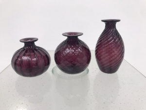 Small vases amethiste
